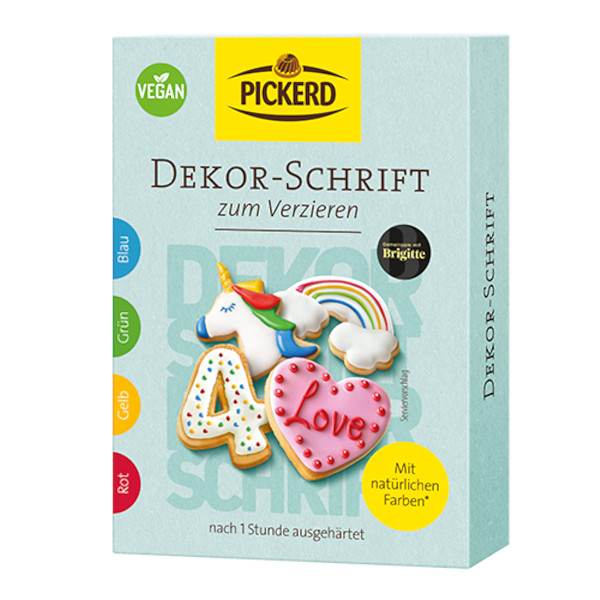 Dekor-Schrift Bunt 4x20g